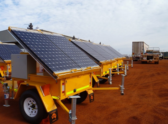 solar trailer tracking