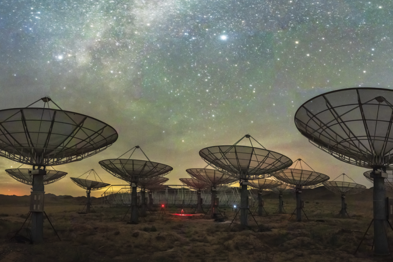 LEO satellite mining communications